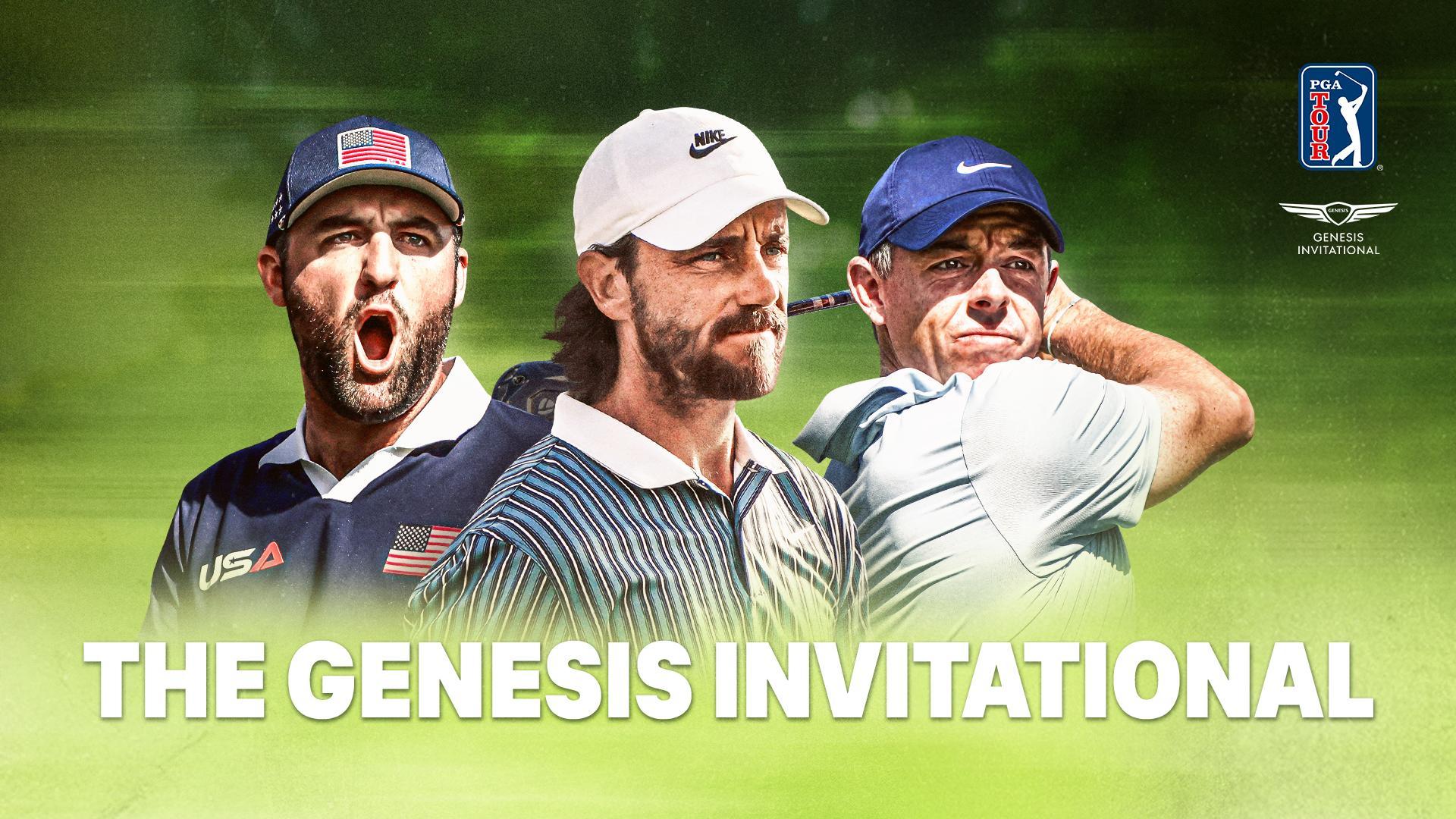 Werbegrafik zum Genesis Invitational.